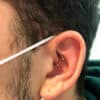 male ear piercing