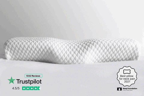 Comfortable pillow for patients after piercing